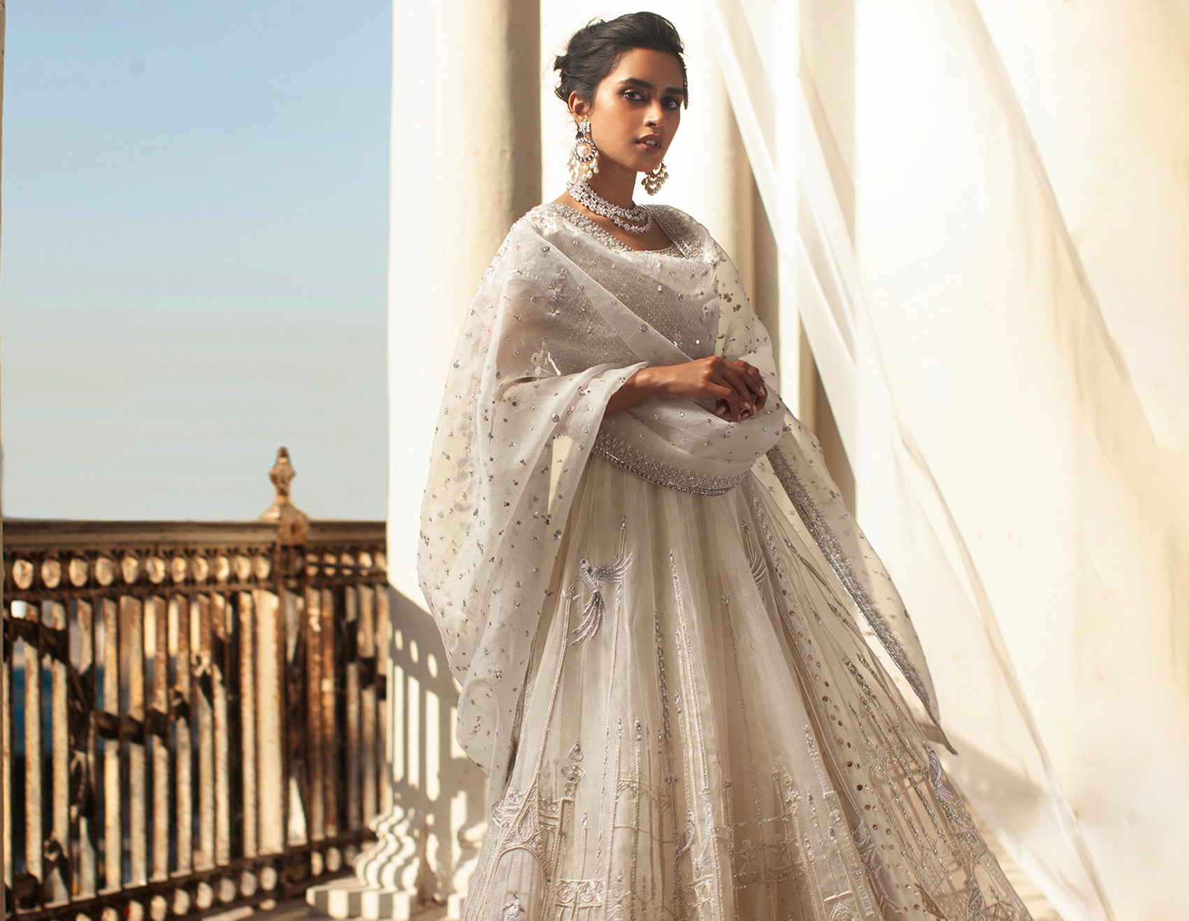 chinese dress ladies Mughal Dress – Manvi The Handmade main image 0