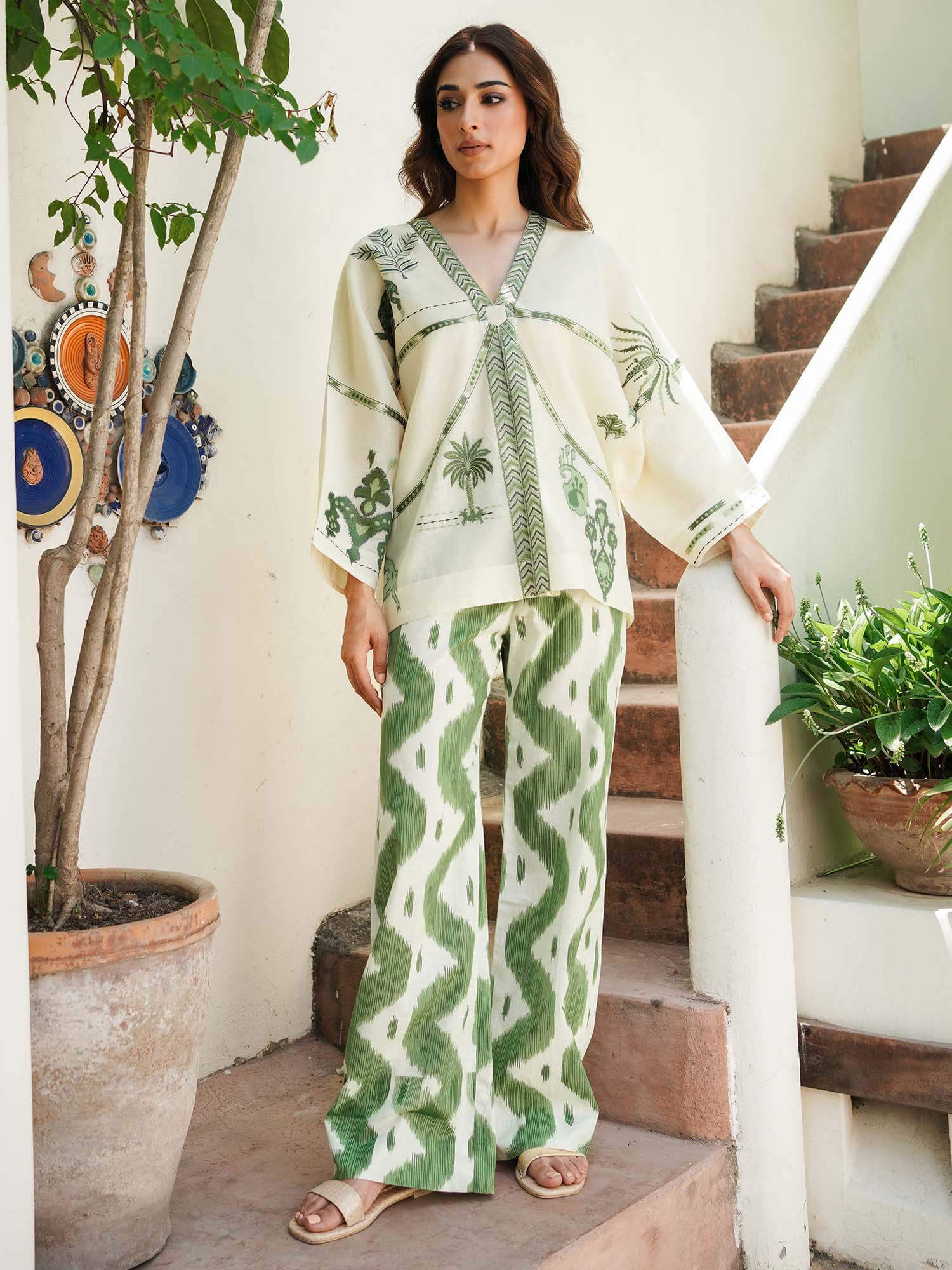 GYPSY TOP & TAPERED CULOTTES