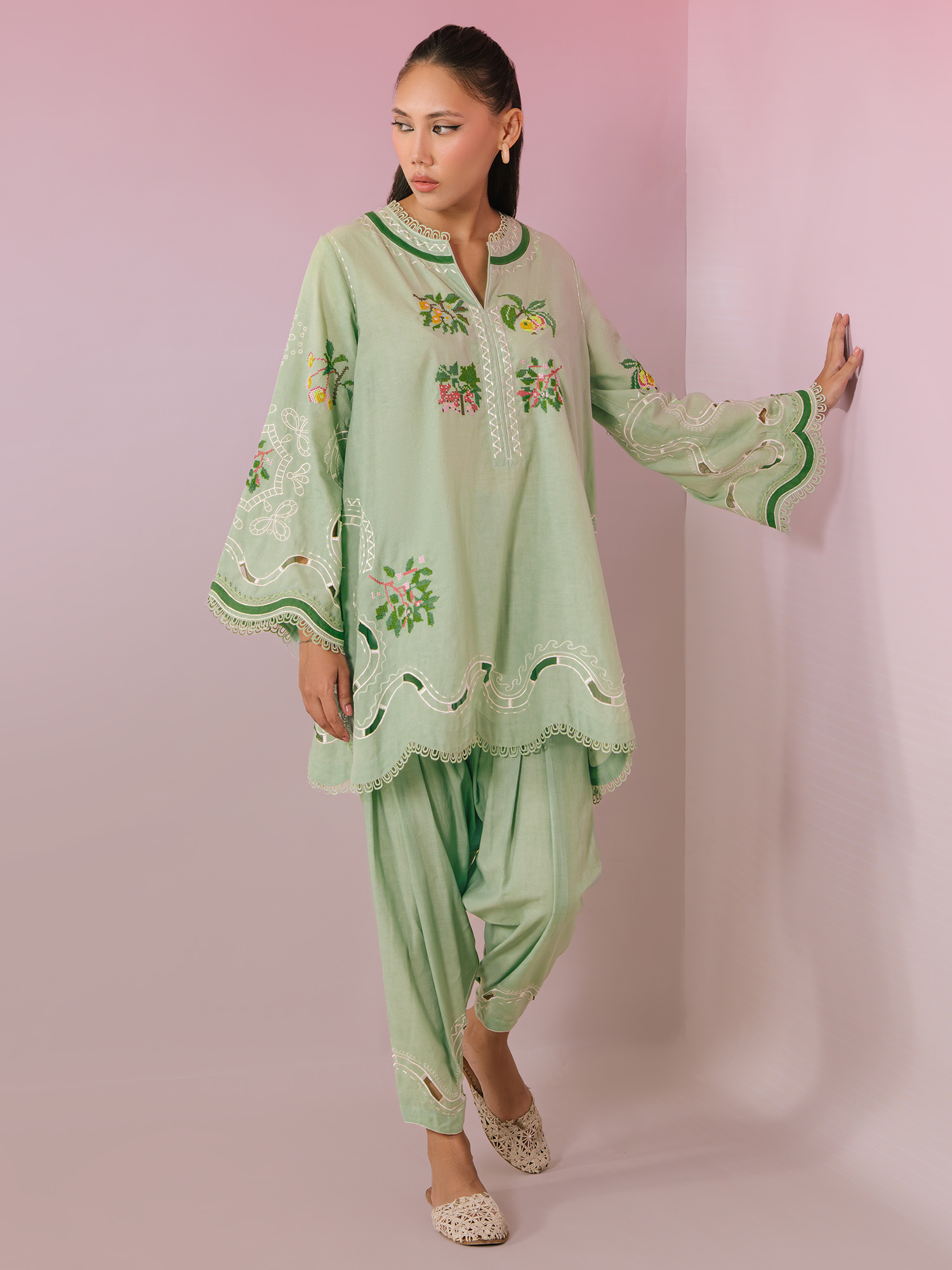 SICILY TOP & SKINNY SHALWAR