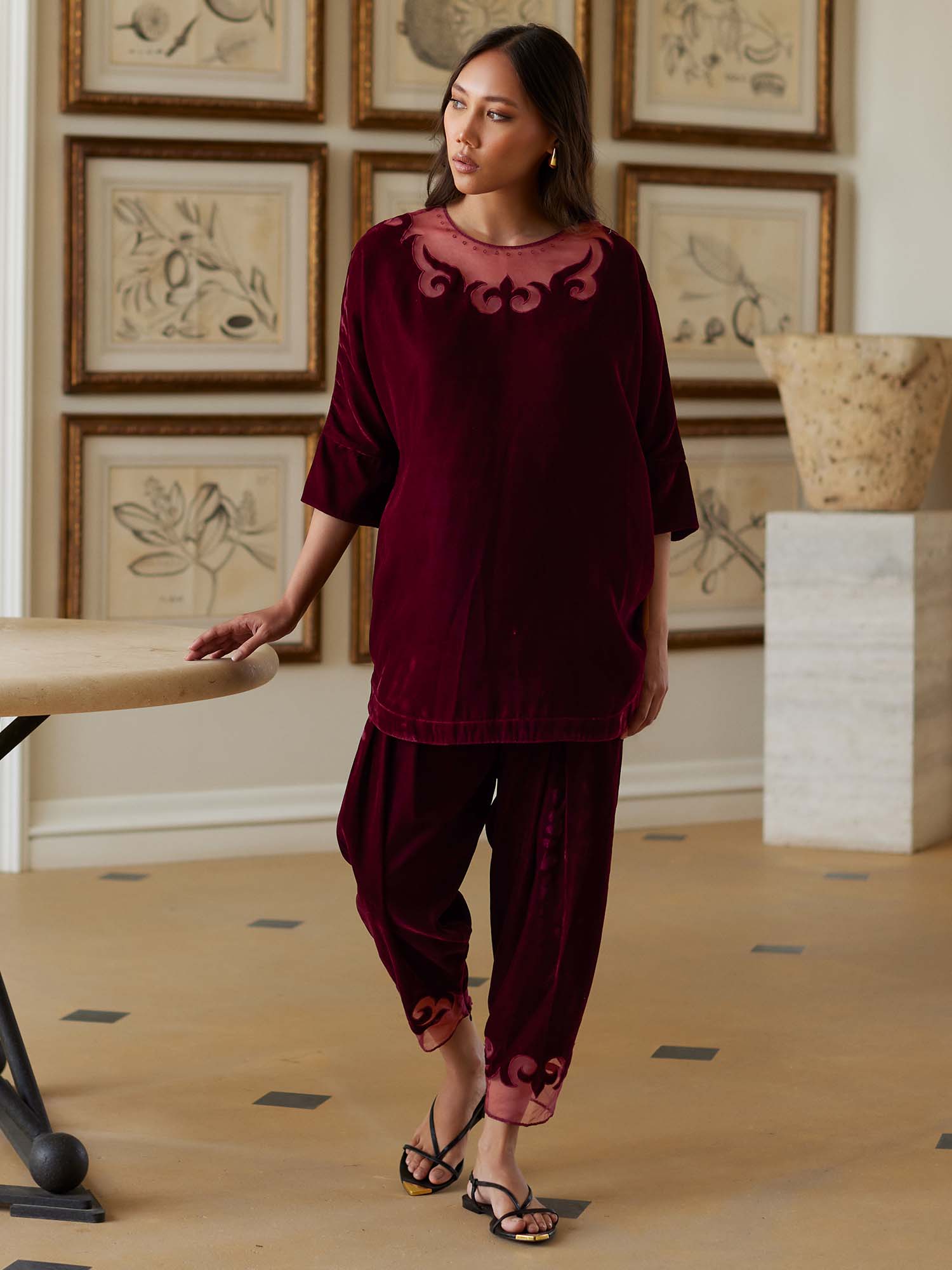 LILY TOP & SKINNY SHALWAR