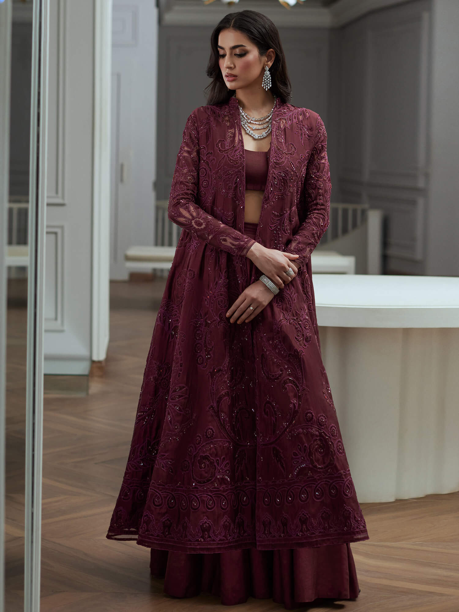KALIDAR, BLOUSE & LEHENGA