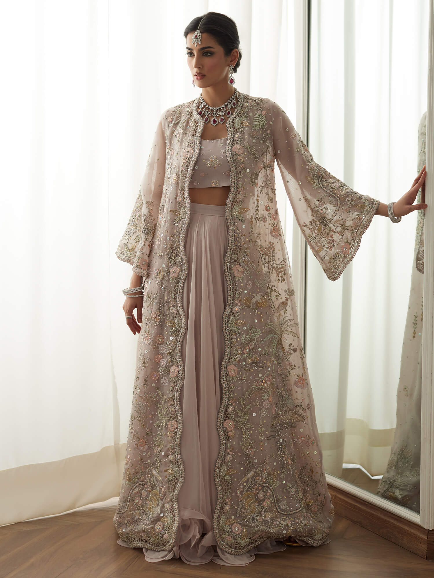 NEHA, BLOUSE & SWIRLY LEHENGA