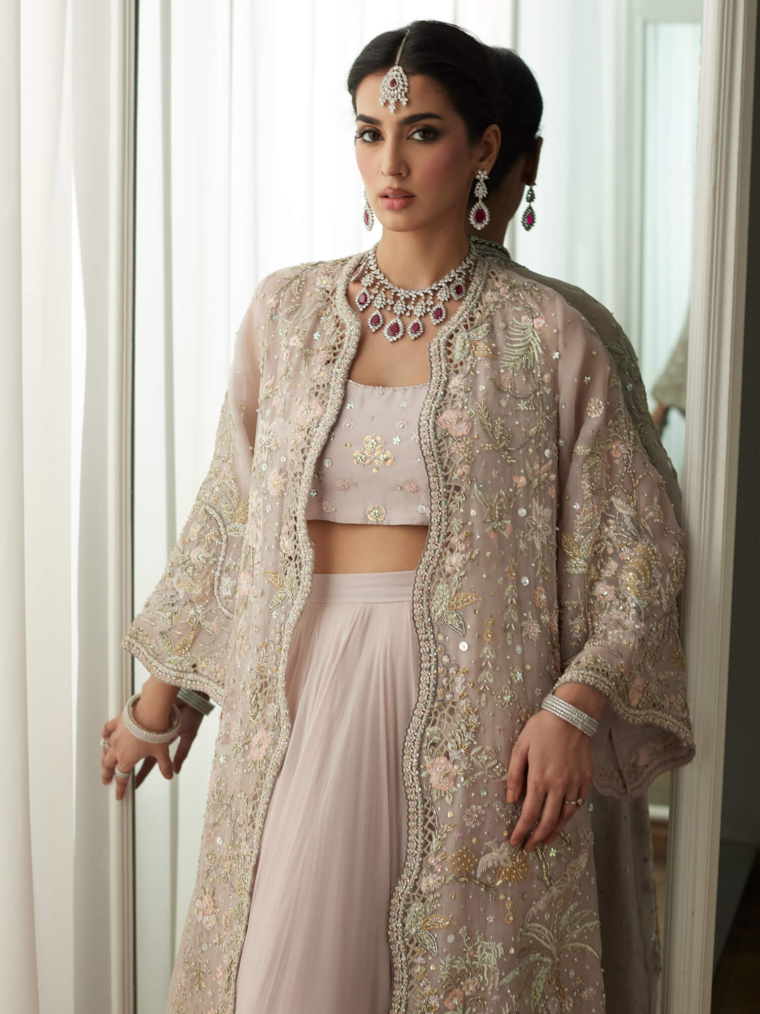 NEHA, BLOUSE & SWIRLY LEHENGA