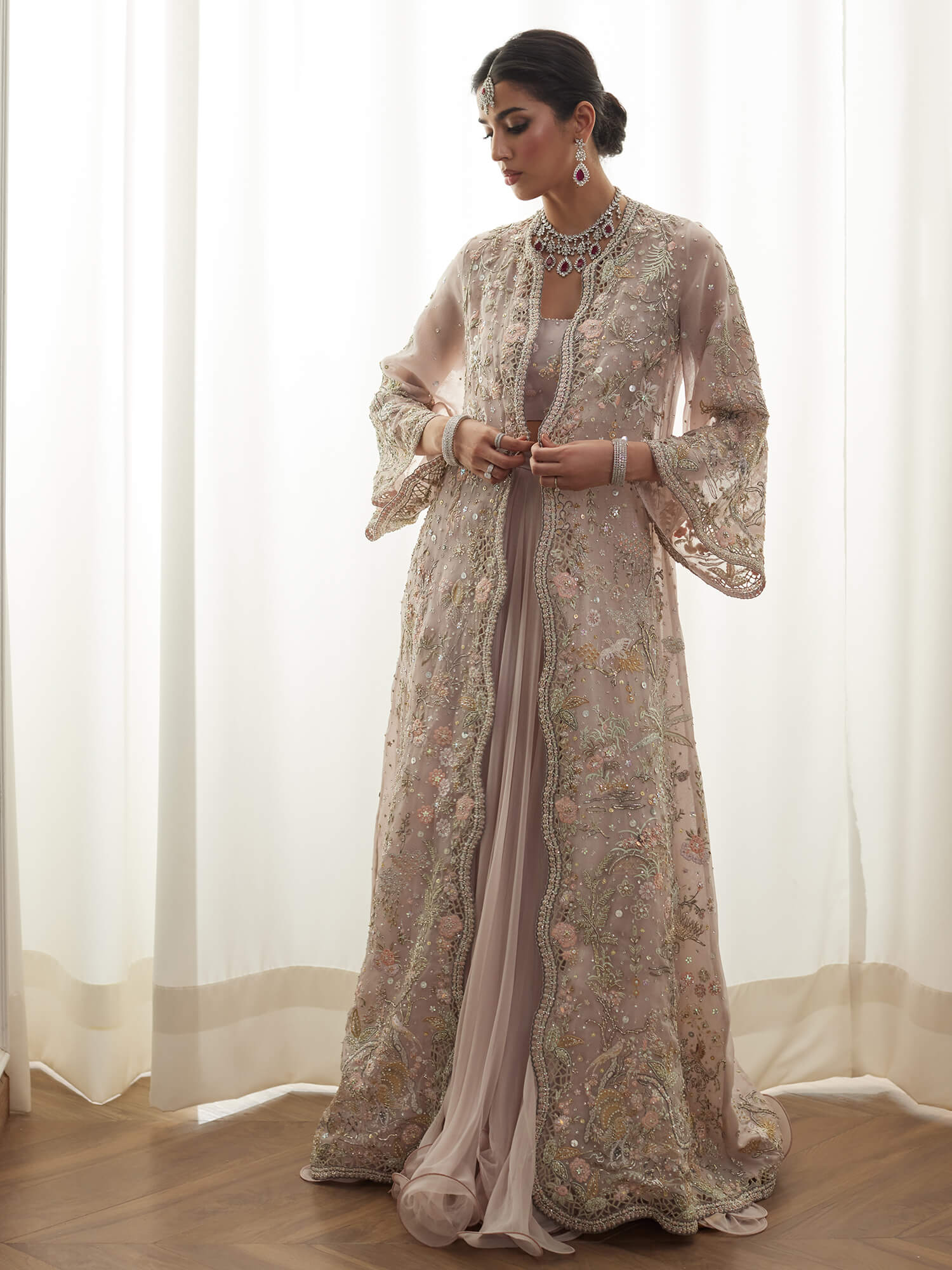 NEHA, BLOUSE & SWIRLY LEHENGA