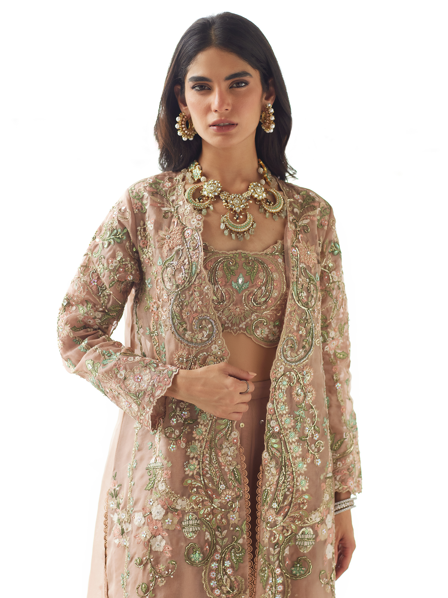 BORGIA, BLOUSE & SHARARA