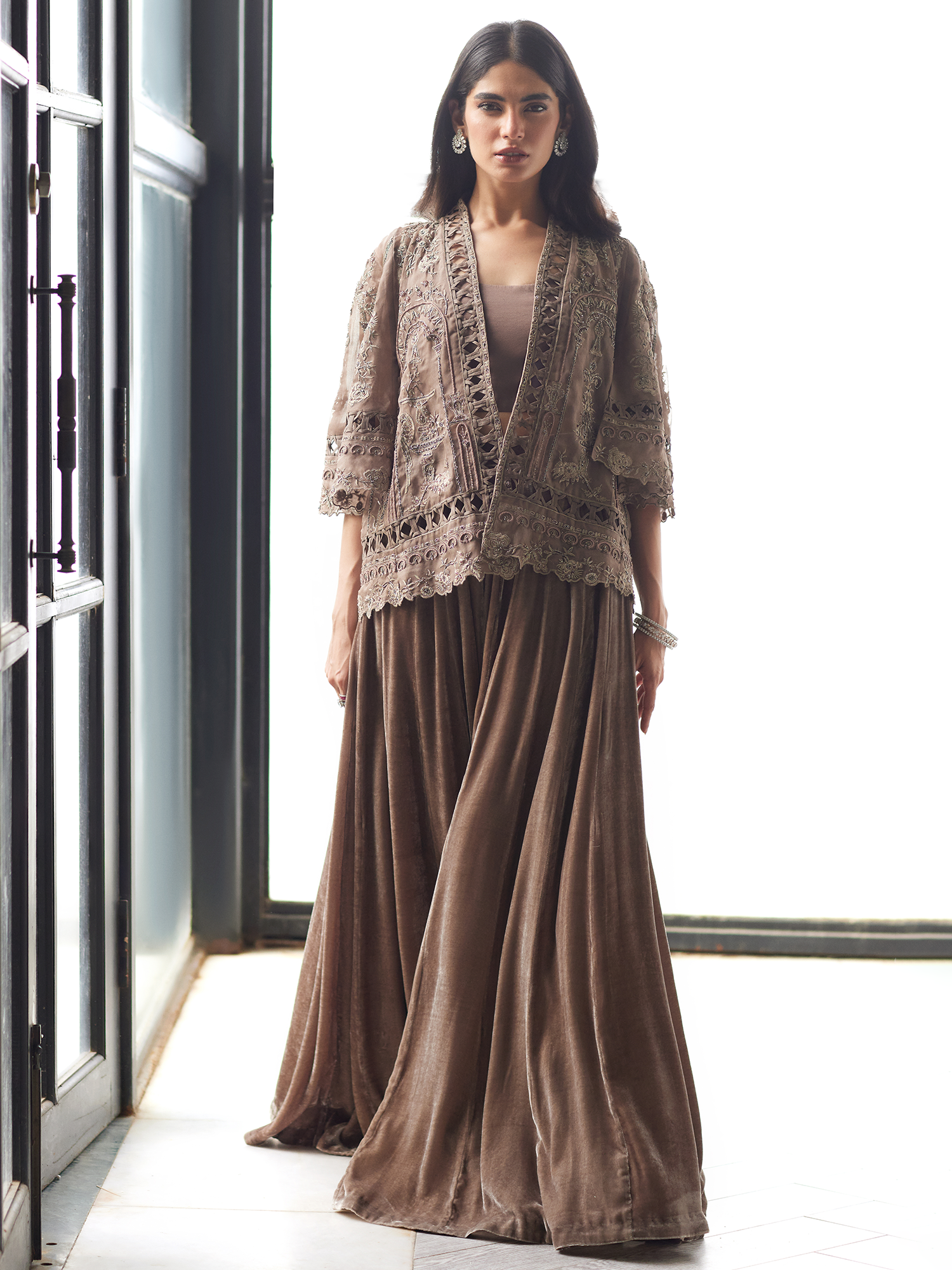ALARA JACKET, BLOUSE  & SHARARA