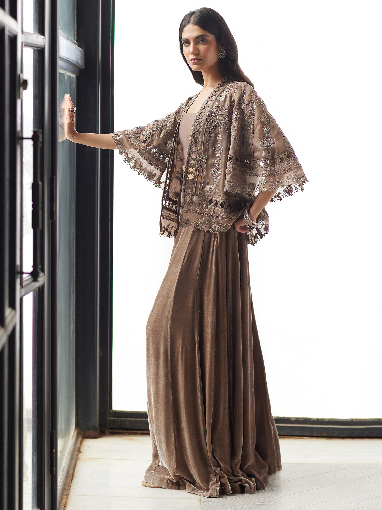 ALARA JACKET, BLOUSE  & SHARARA
