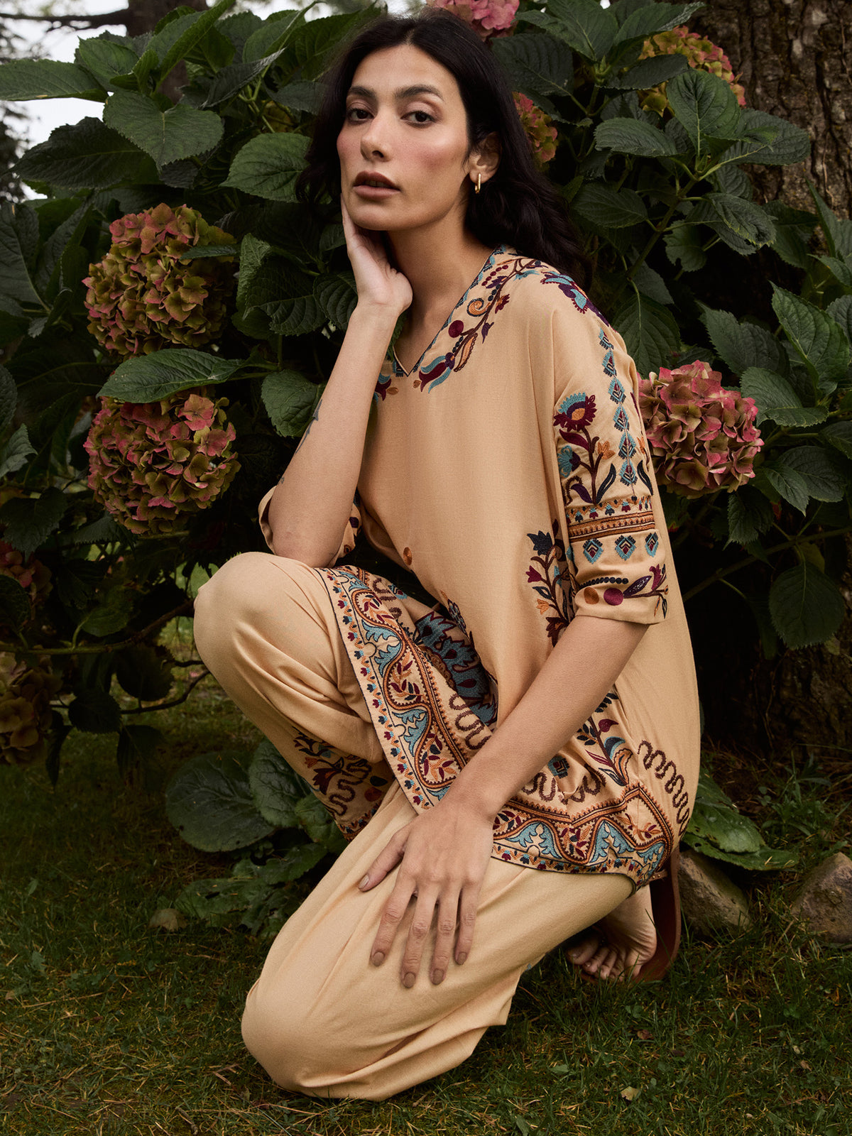 Lily Top & Skinny Shalwar