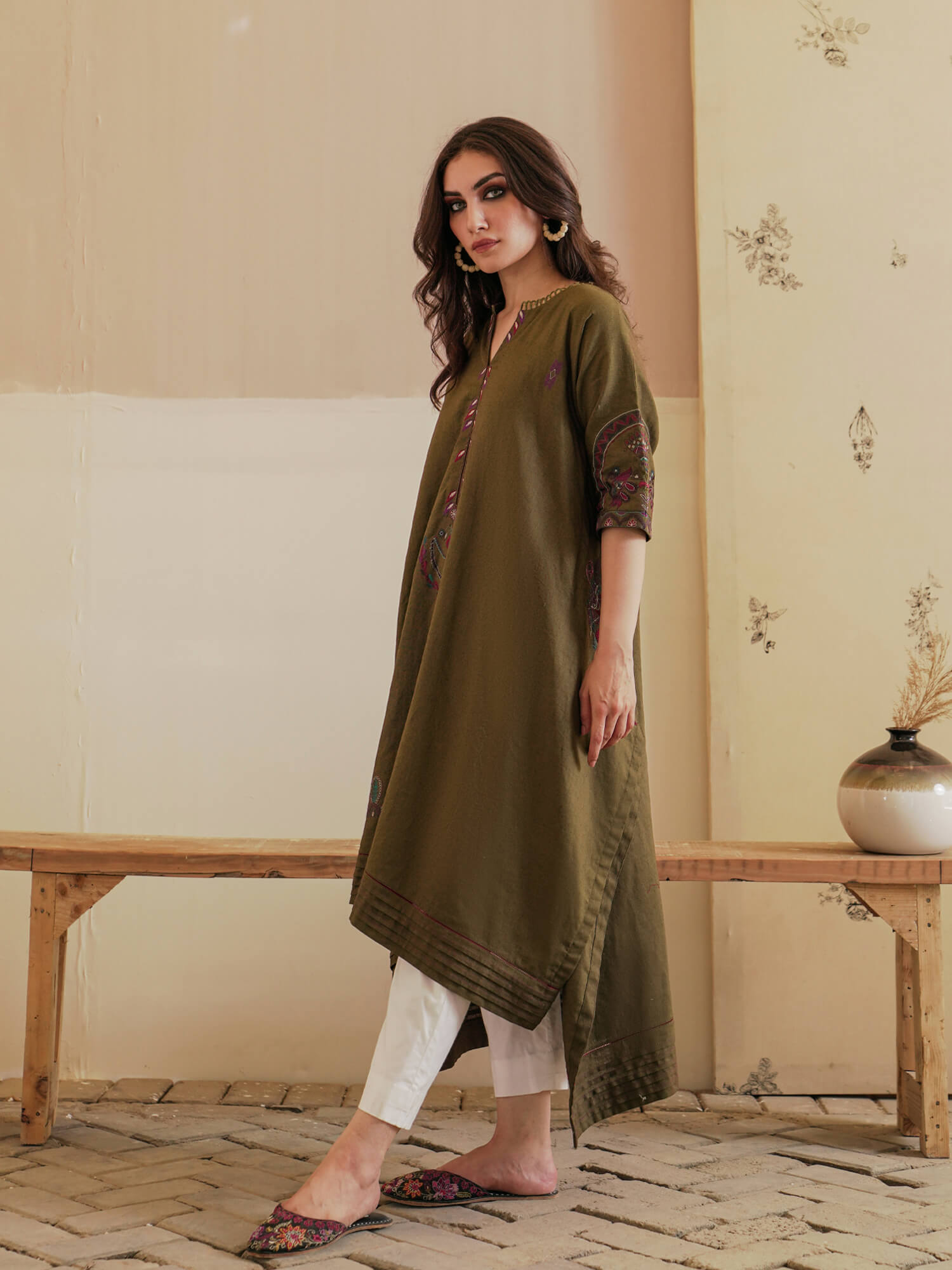 Latest Designer Anarkali Kurti Designs for Girls | double layer kurti