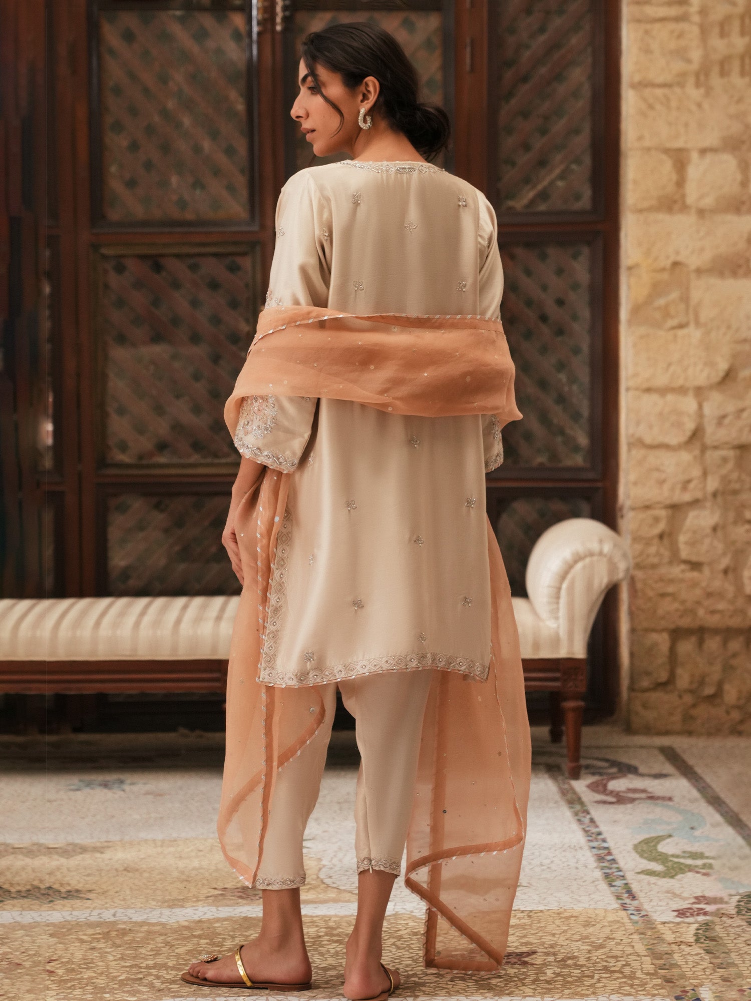 Raya, Skinny Shalwar & Dupatta