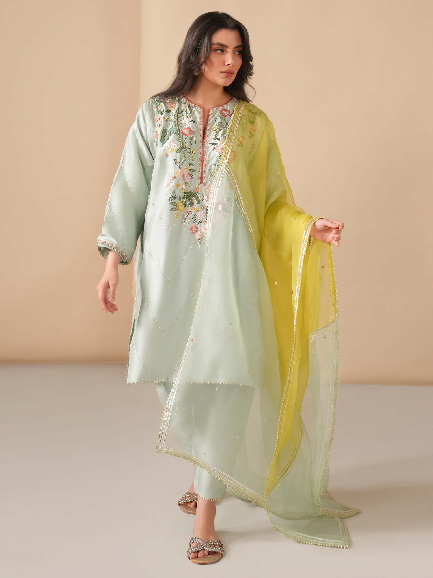 RAYA, SKINNY SHALWAR & DUPATTA