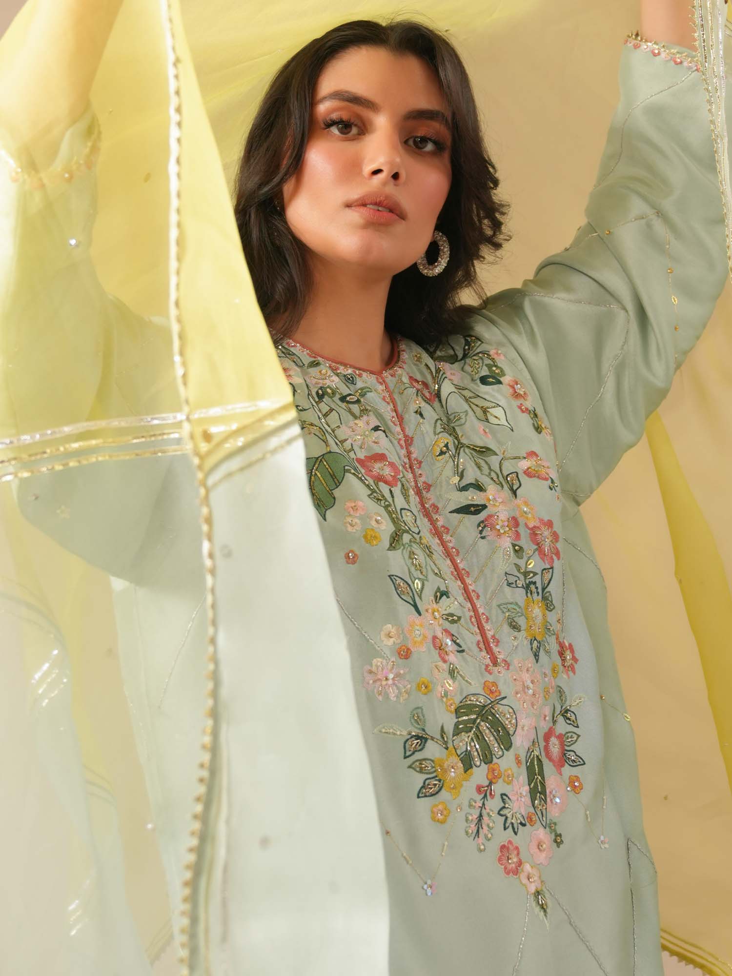 RAYA, SKINNY SHALWAR & DUPATTA