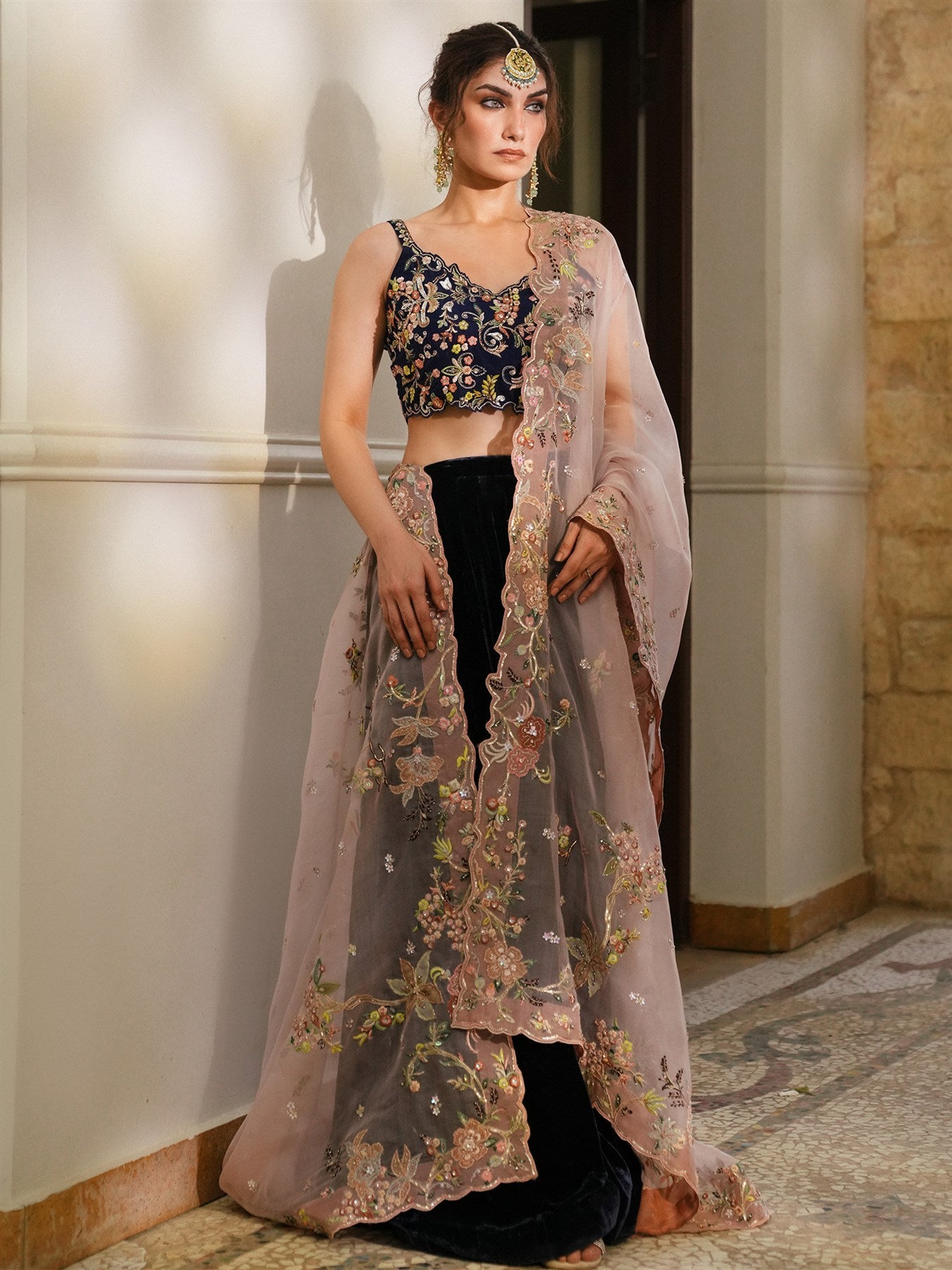 BLOUSE, SHARARA & DUPATTA