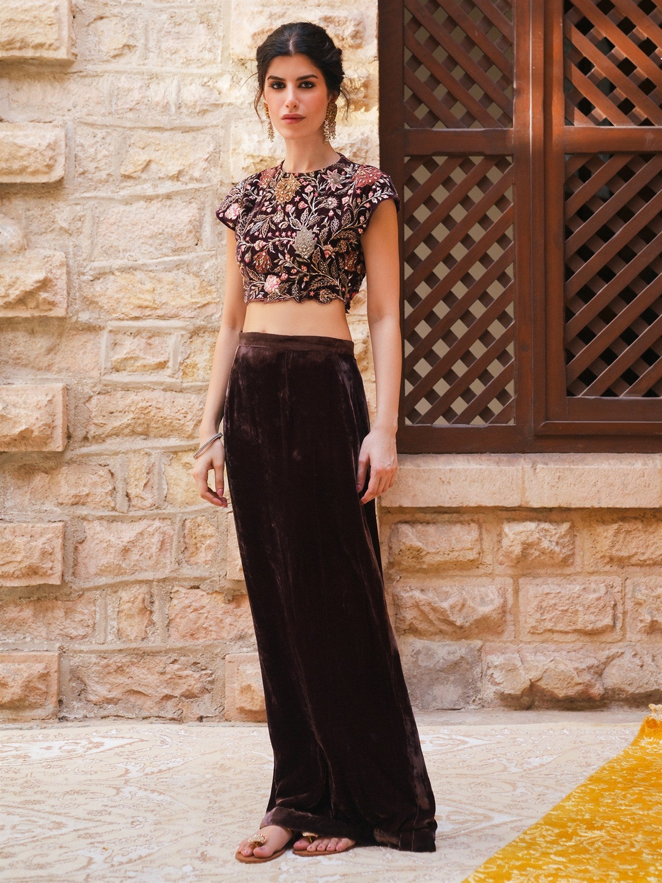 AMBER BLOUSE & SKIRT
