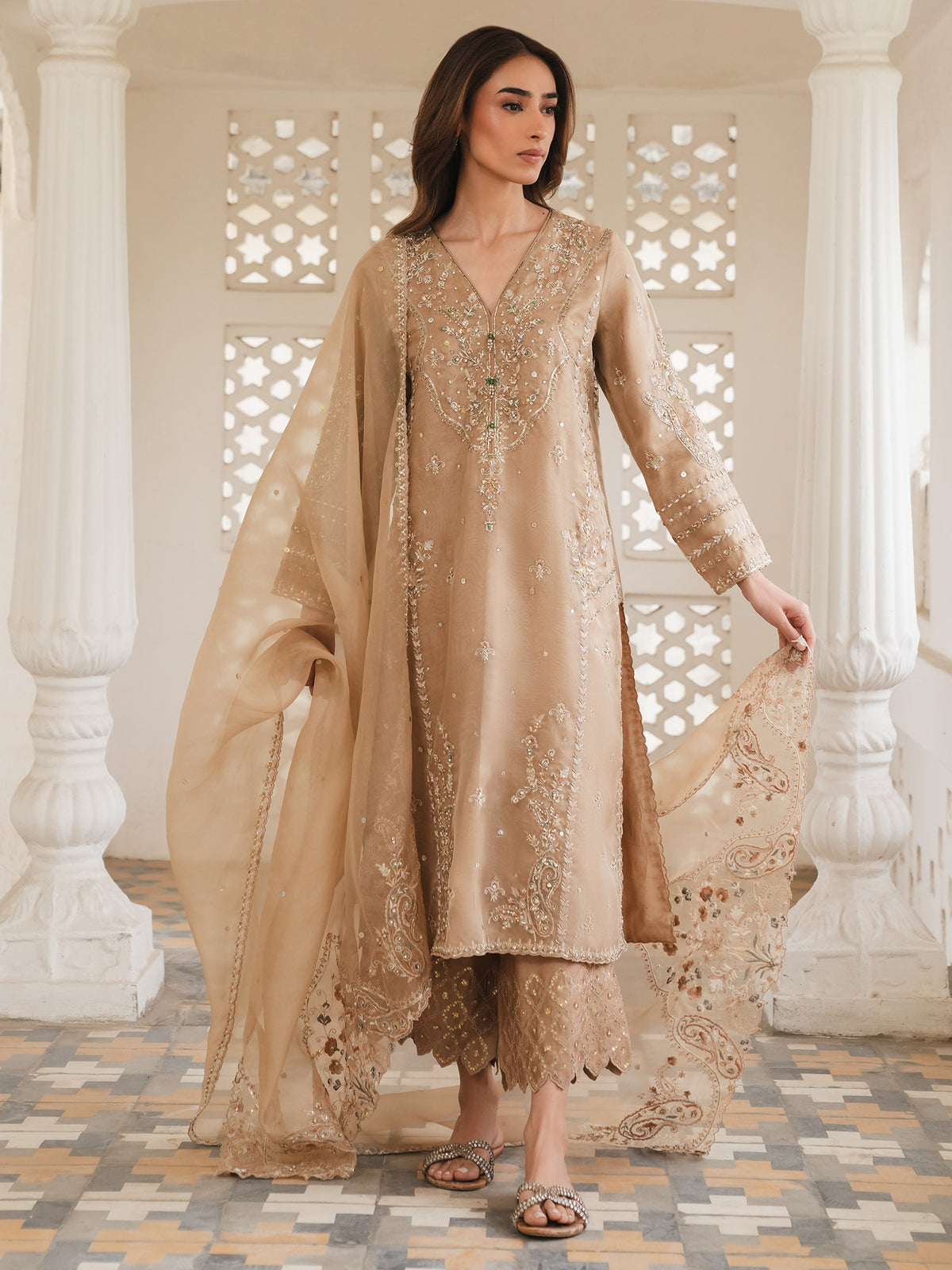 Natasha, Izaar & Dupatta