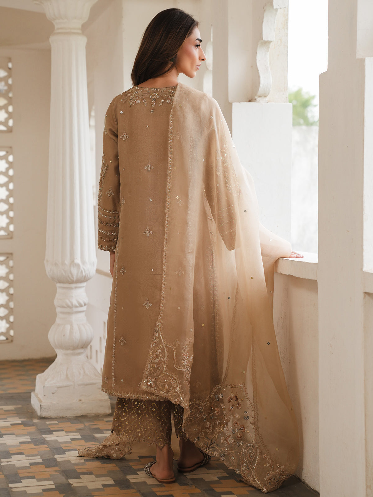 Natasha, Izaar & Dupatta
