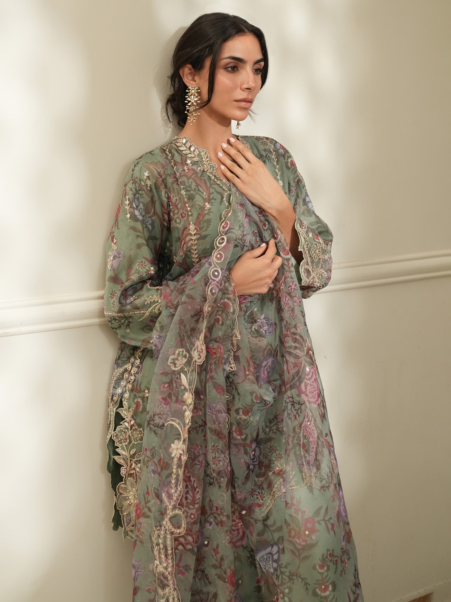 Skinny Rania, Izaar & Dupatta