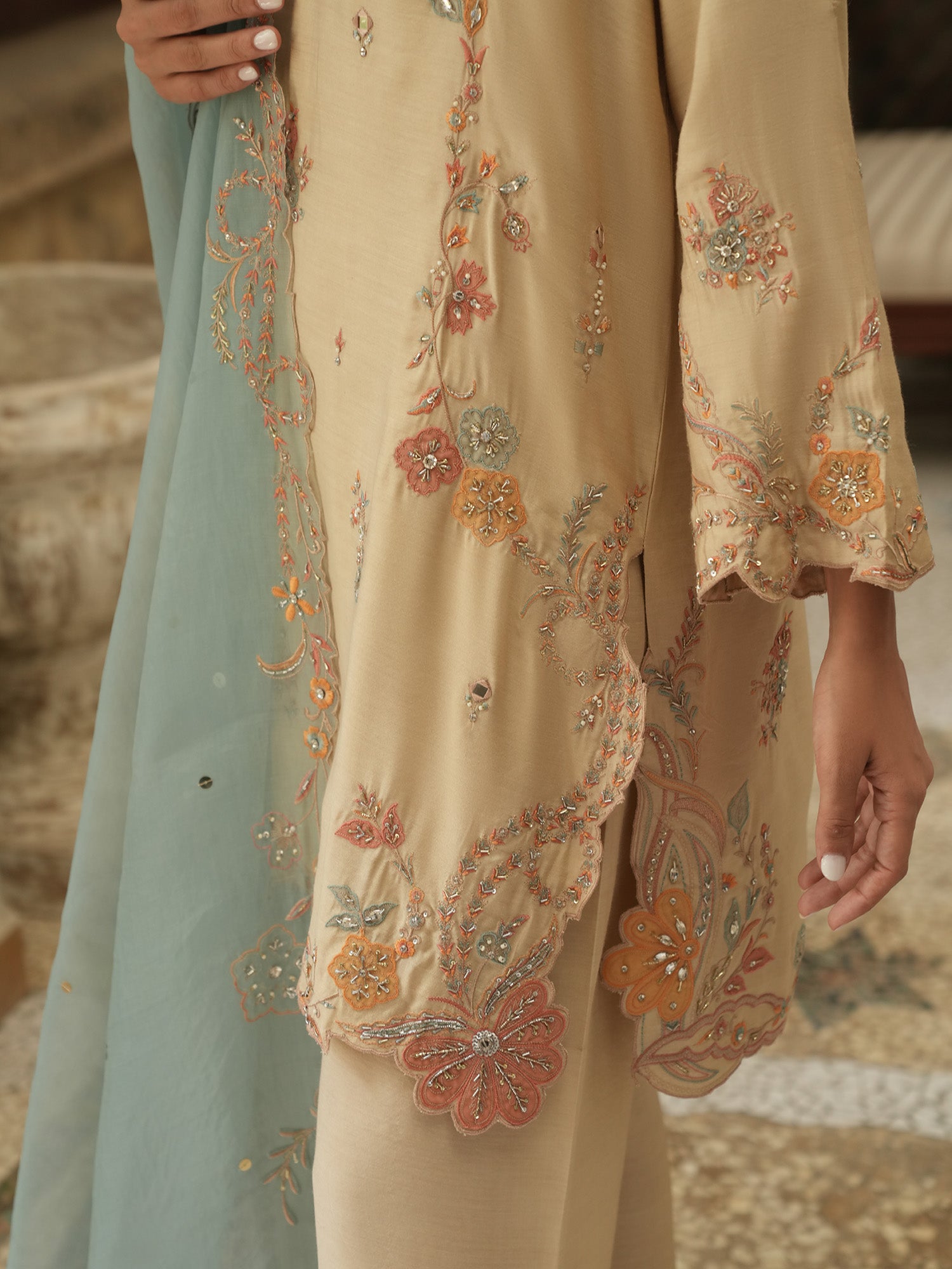 Skinny Malta, Izaar & Dupatta