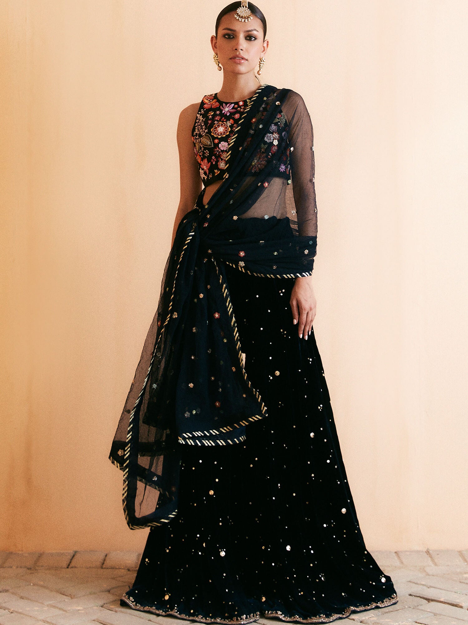 BLOUSE, SHARARA & DUPATTA