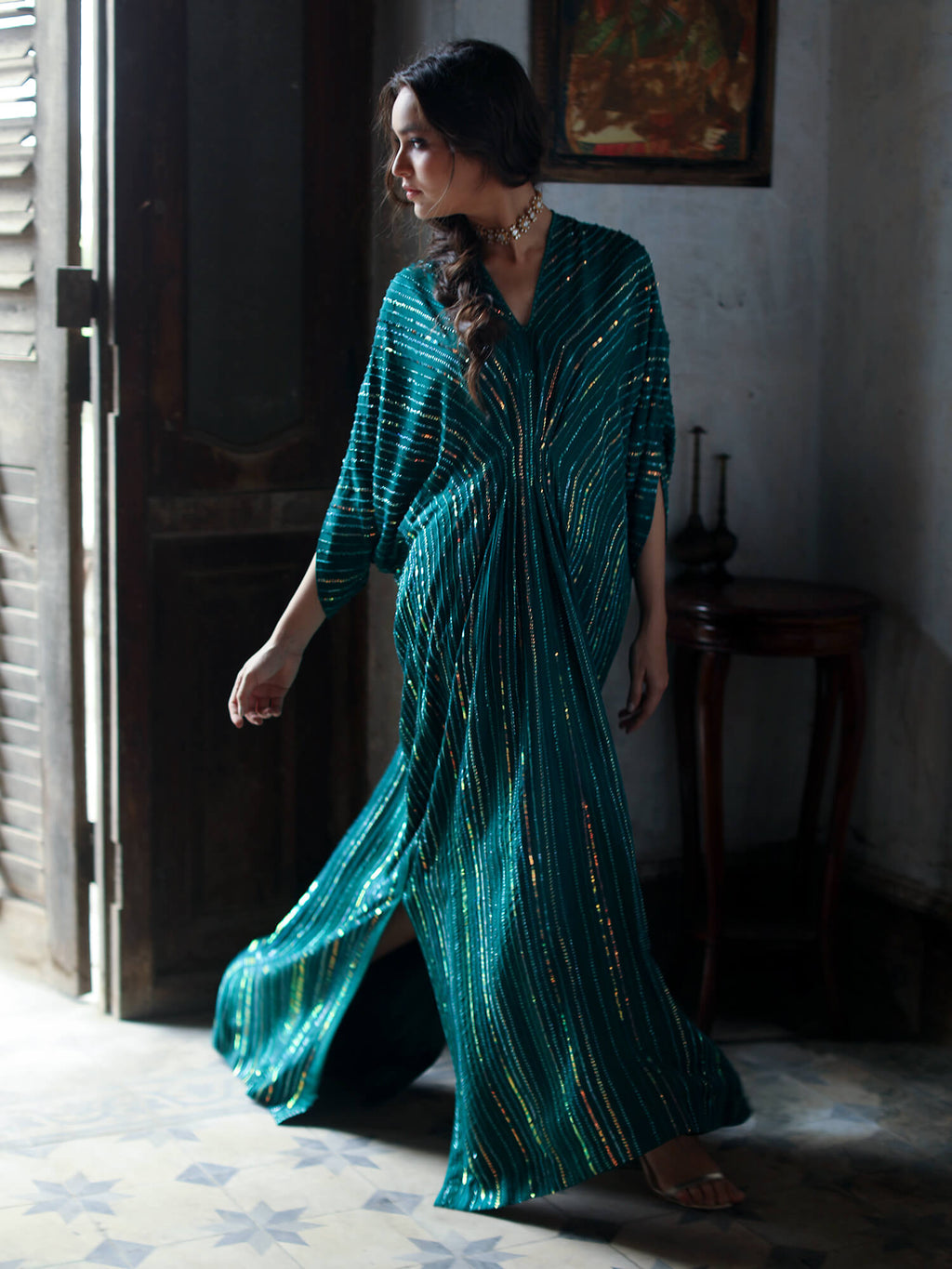 Designer Moroccan Kaftan Dress